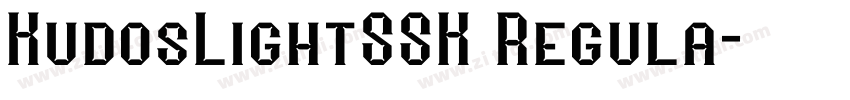 KudosLightSSK Regula字体转换